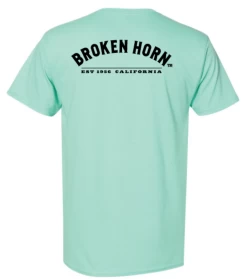 Broken Horn Half Circle Logo Tee