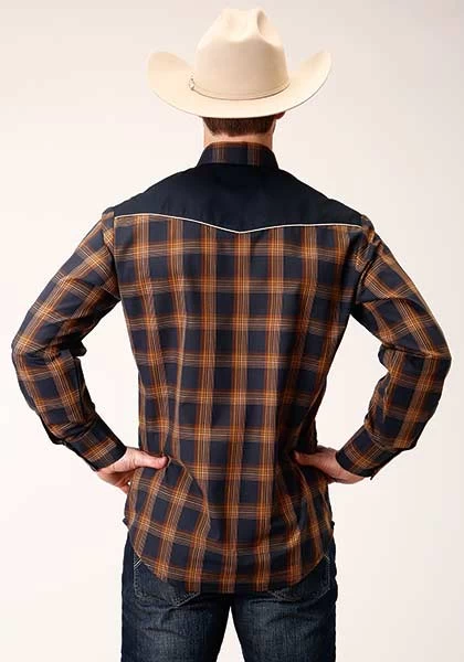 Roper Men's Western Shirt Smile Pocket - Image 3