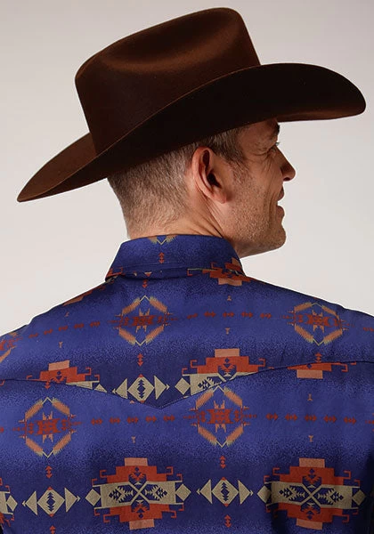 Roper Men's Night Aztec Print - Image 3