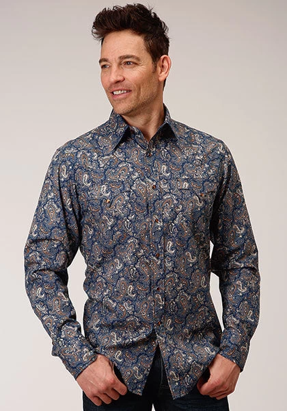 Roper Men's River Paisley Print - Print