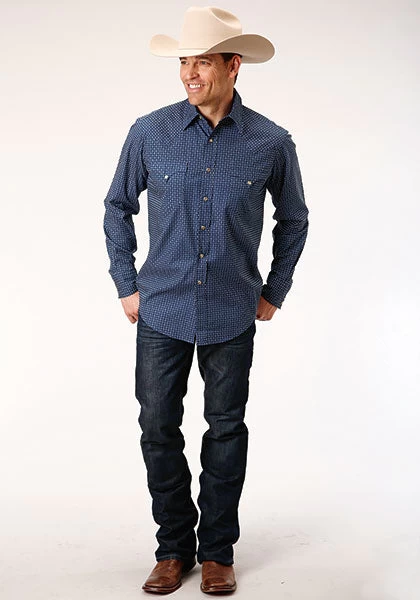 Roper Men's North South Arrows - Blue - Image 2