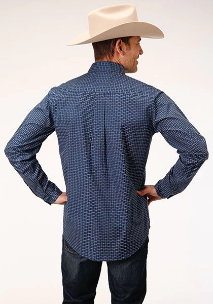 Roper Men's North South Arrows - Blue - Image 3