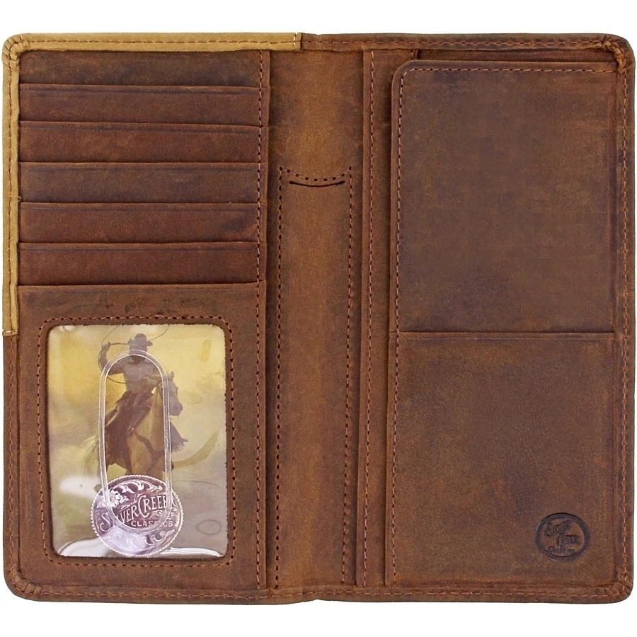 Stockyards Rawhide Checkbook Wallet - Image 2