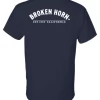 Broken Horn Half Circle Logo Tee