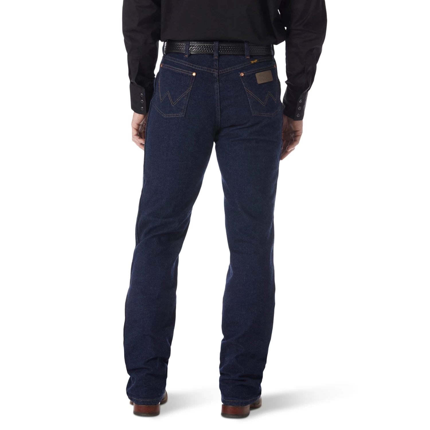 WRANGLER MEN COWBOY CUT STRETCH REG FIT-NAVY - Image 2