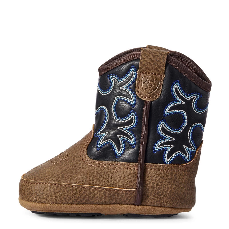 Ariat Lil Stompers Infant Tombstone Medium Brown - Image 3