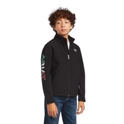 Ariat Kids New Team Softshell Mexico Jacket - Black