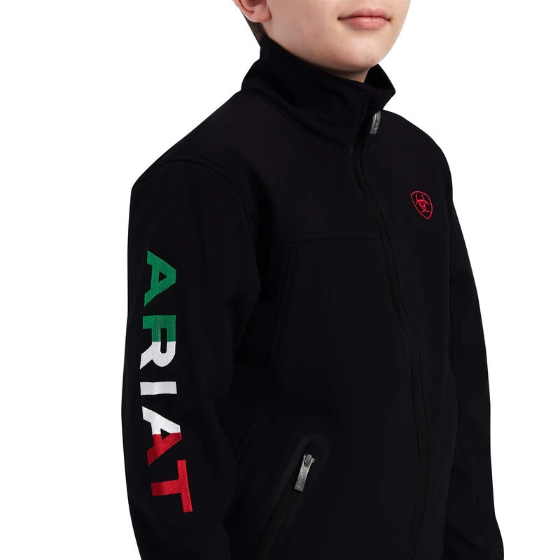 Ariat Youth Team Softshell Brand Jacket - Image 3