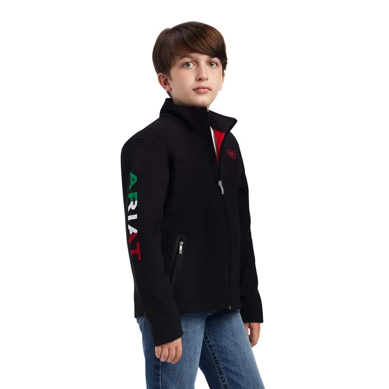 Ariat Youth Team Softshell Brand Jacket - Image 2