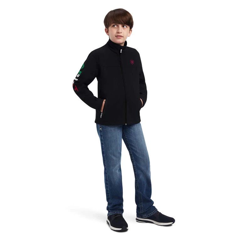 Ariat Youth Team Softshell Brand Jacket - Image 5