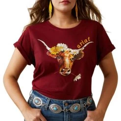Ariat Women's Real Daisy Steer Tee