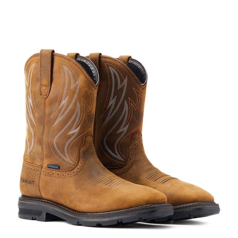 Ariat Mens Sierrs Shock Shield Waterproof Work Boot - Image 3