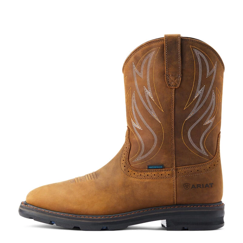 Ariat Mens Sierrs Shock Shield Waterproof Work Boot - Image 4