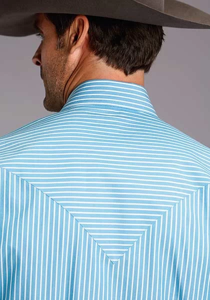 Stetson Candy Stripe Long Sleeve 2 Pocket - Image 2