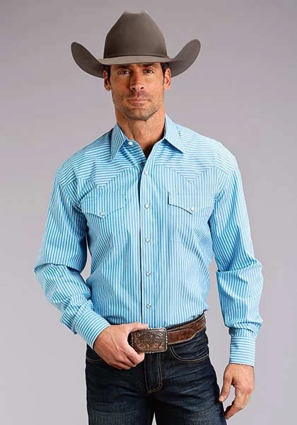 Stetson Candy Stripe Long Sleeve 2 Pocket