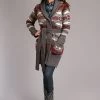STETSON WOMENS ACRYLIC & WOOL AZTEC SWEATER - MULTI