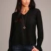 Stetson Womens Blouse Black