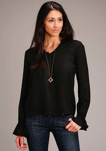 Stetson Womens Blouse Black