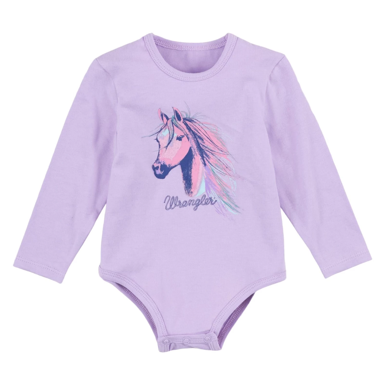 WRANGLER BABY GIRL BODY SUIT - PURPLE
