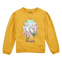 WRANGLER GIRLS SWEATSHIRT - YELLOW