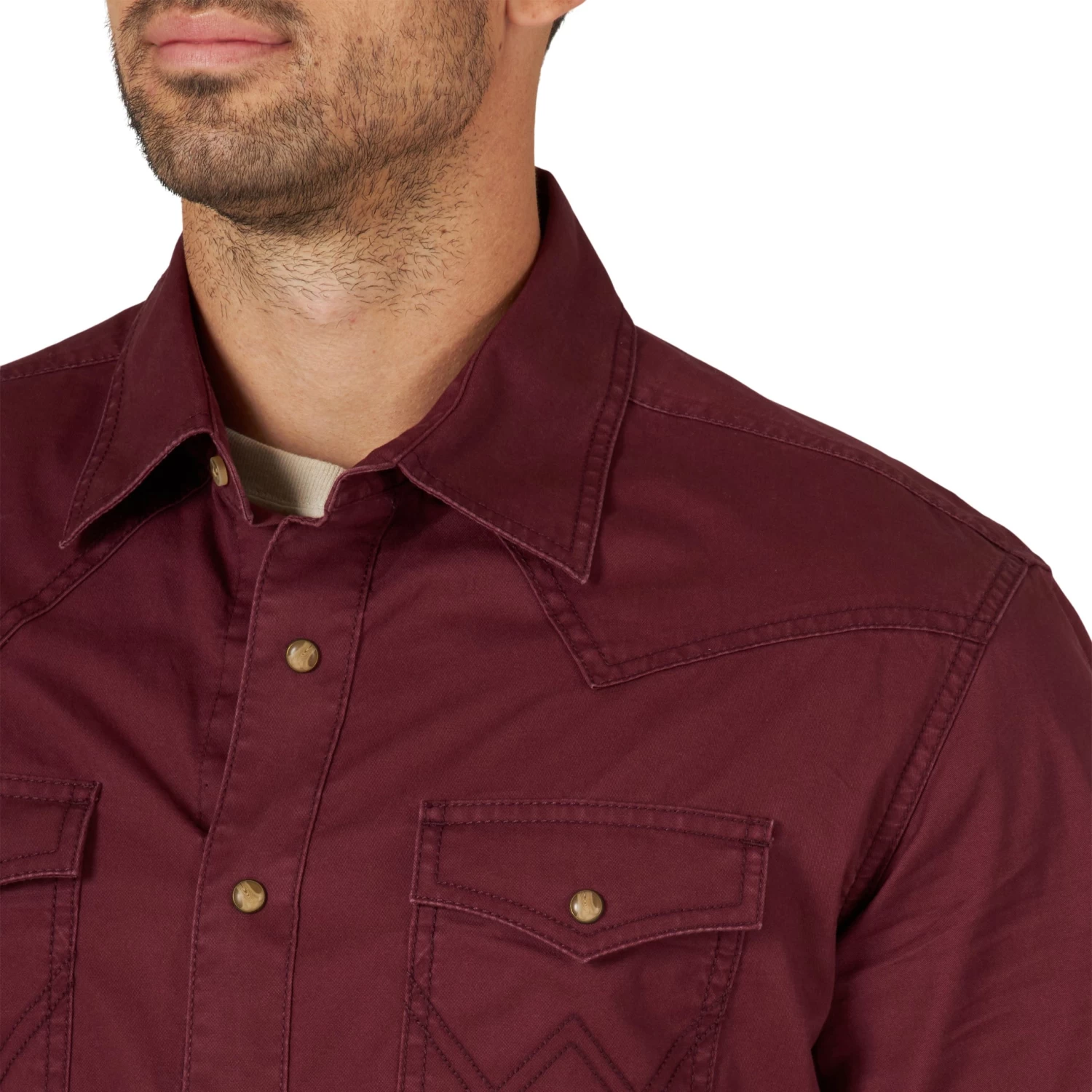 Wrangler Retro Premium Modern Fit - Wine - Image 3