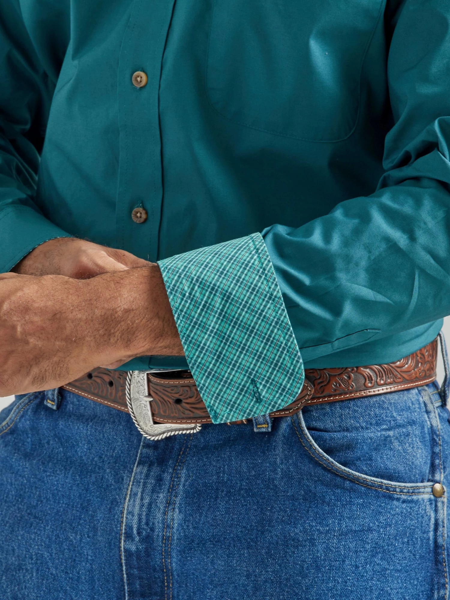 WRANGLER GEORGE STRAIT ONE POCKET - GREEN - Image 3