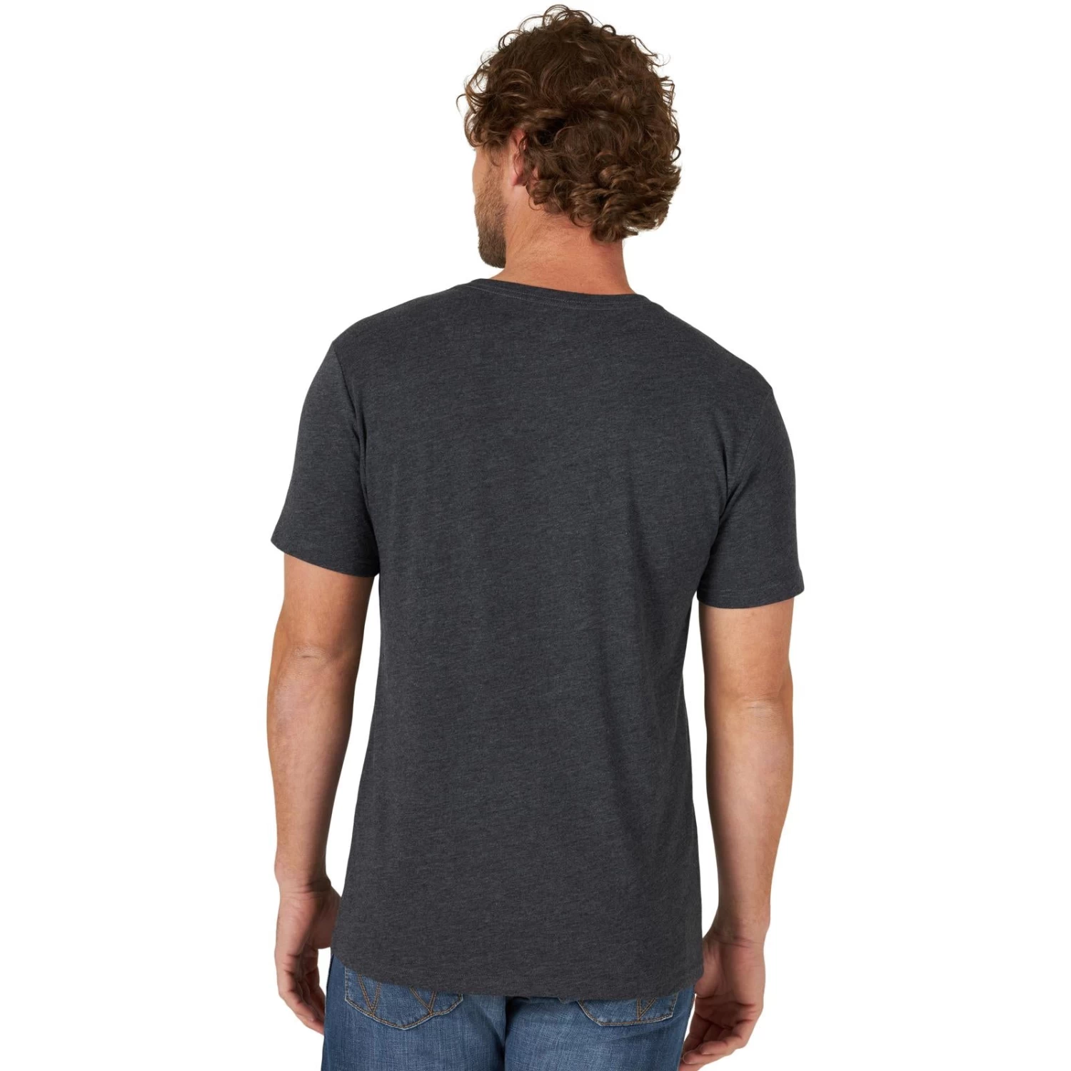 WRANGLER GRAPHIC TEE - CAVIAR HEAHER - Image 2