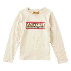 WRANGLER GIRLS T-SHIRT - OATMEAL HEATHER