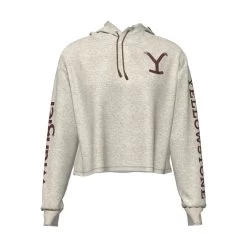 WRANGLER YELLOW STONE GRAPHIC HOODIE OATMEAL HEATHER