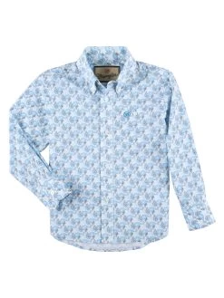 WRANGLER CLASSIC LONG SLEEVE - BLUE