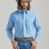 Wrangler Mens George Strait Troubadour - Baby Blue