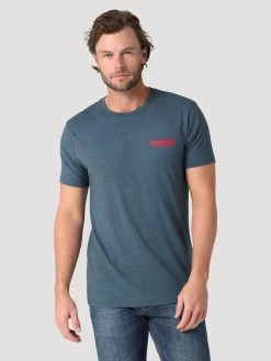 Wrangler Original Denim Co. T-shirt - Navy Heather
