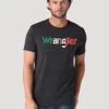 Wrangler Mexico Flag Kabel T-shirt - Cavar Heeather