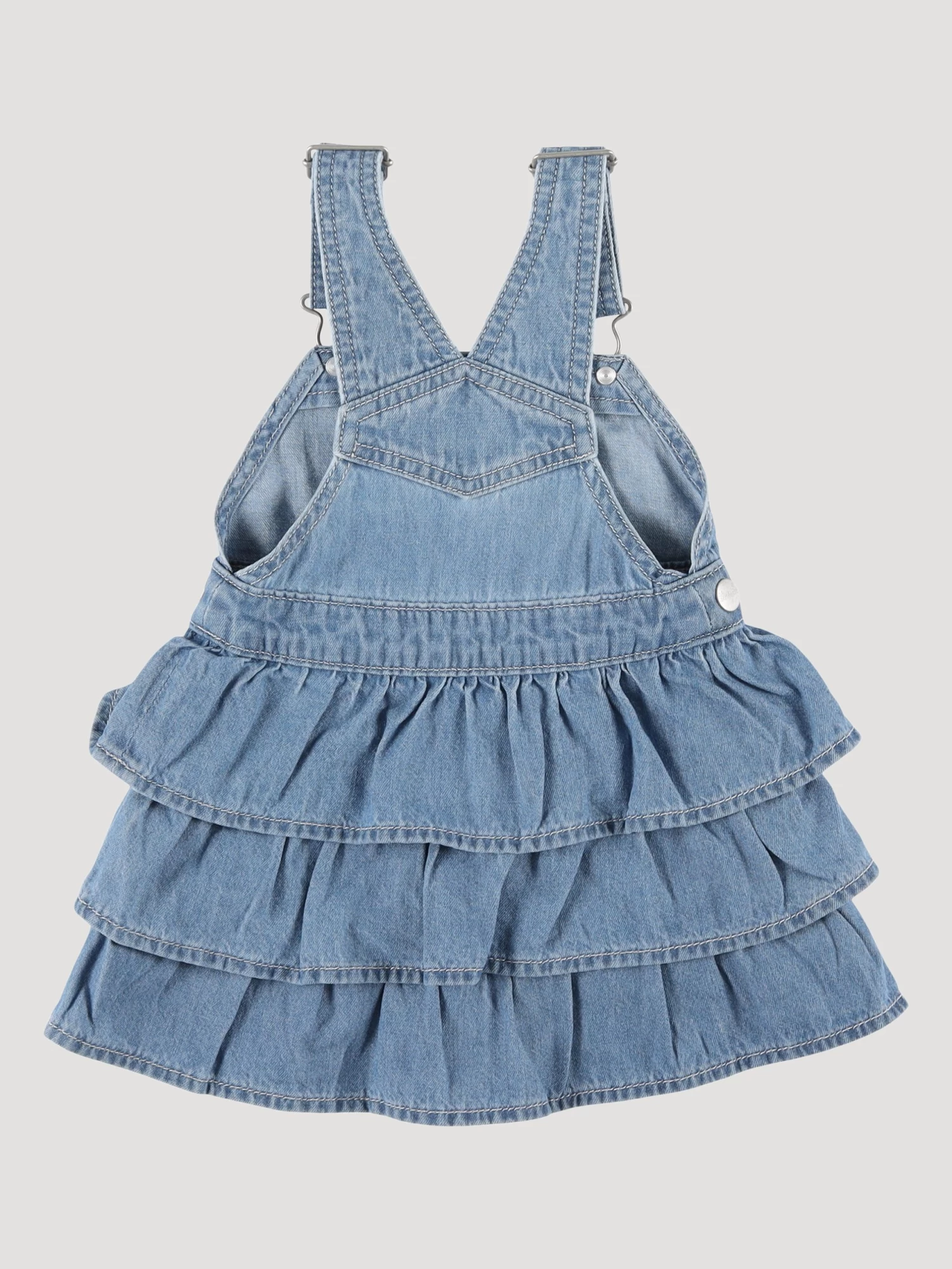 Wrangler Little Girls Ruffle Denim Skirtall - Leah - Image 2