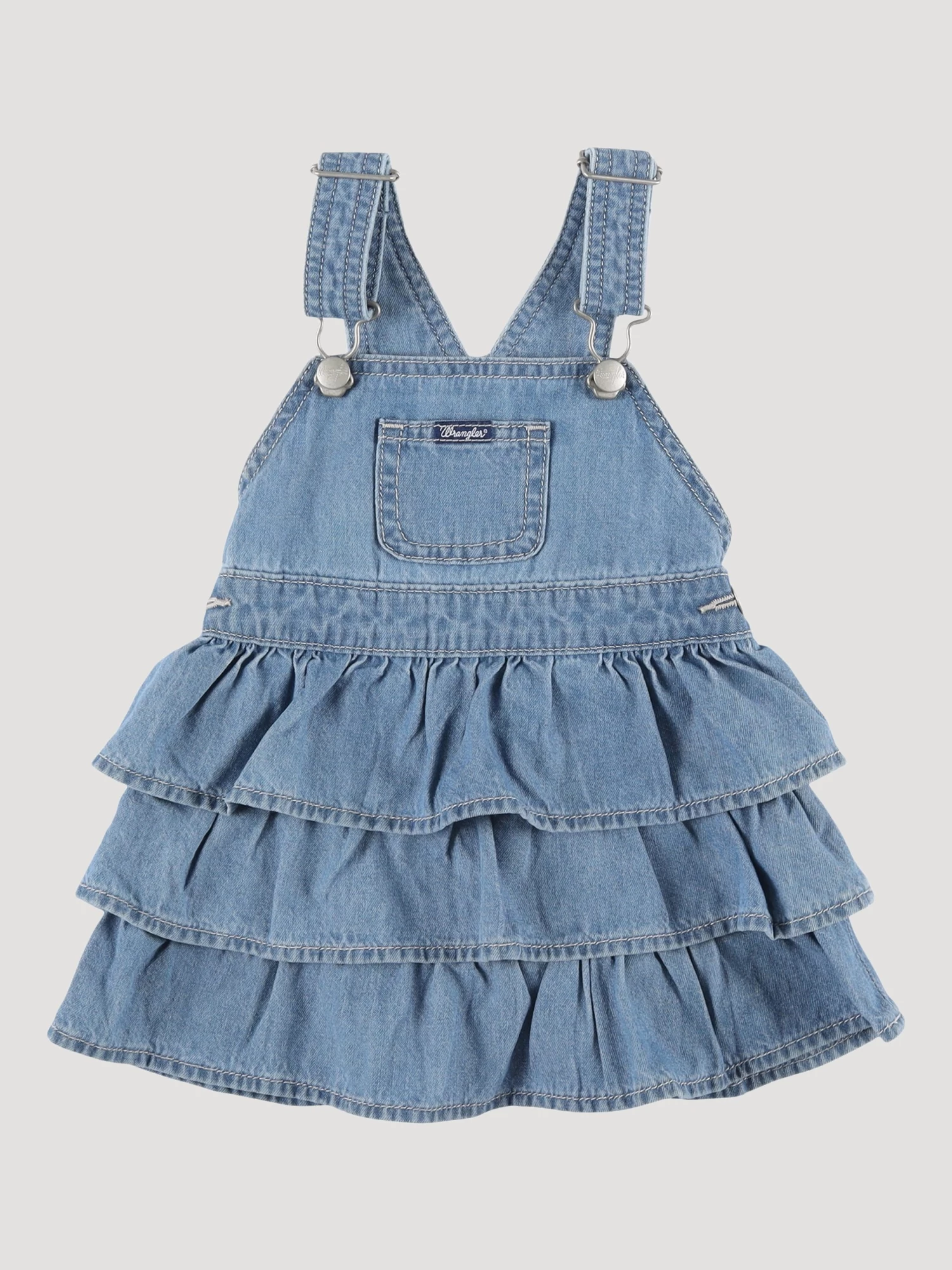 Wrangler Little Girls Ruffle Denim Skirtall - Leah