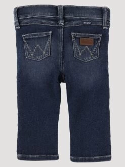 Wrangler Little Boys Stitched Pocket Bootcut Jean