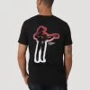 Wrangler George Strait Silhouette GLow T-shirt - Jet Black