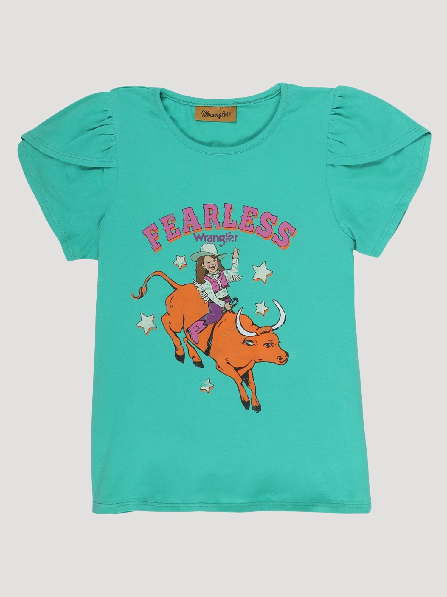 Wrangler Girls Fearless Bull Rider Tulip - Green