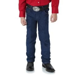 WRANGLER COWBOY CUT JEANS BOYS - PREWASHED INDIGO 8-18