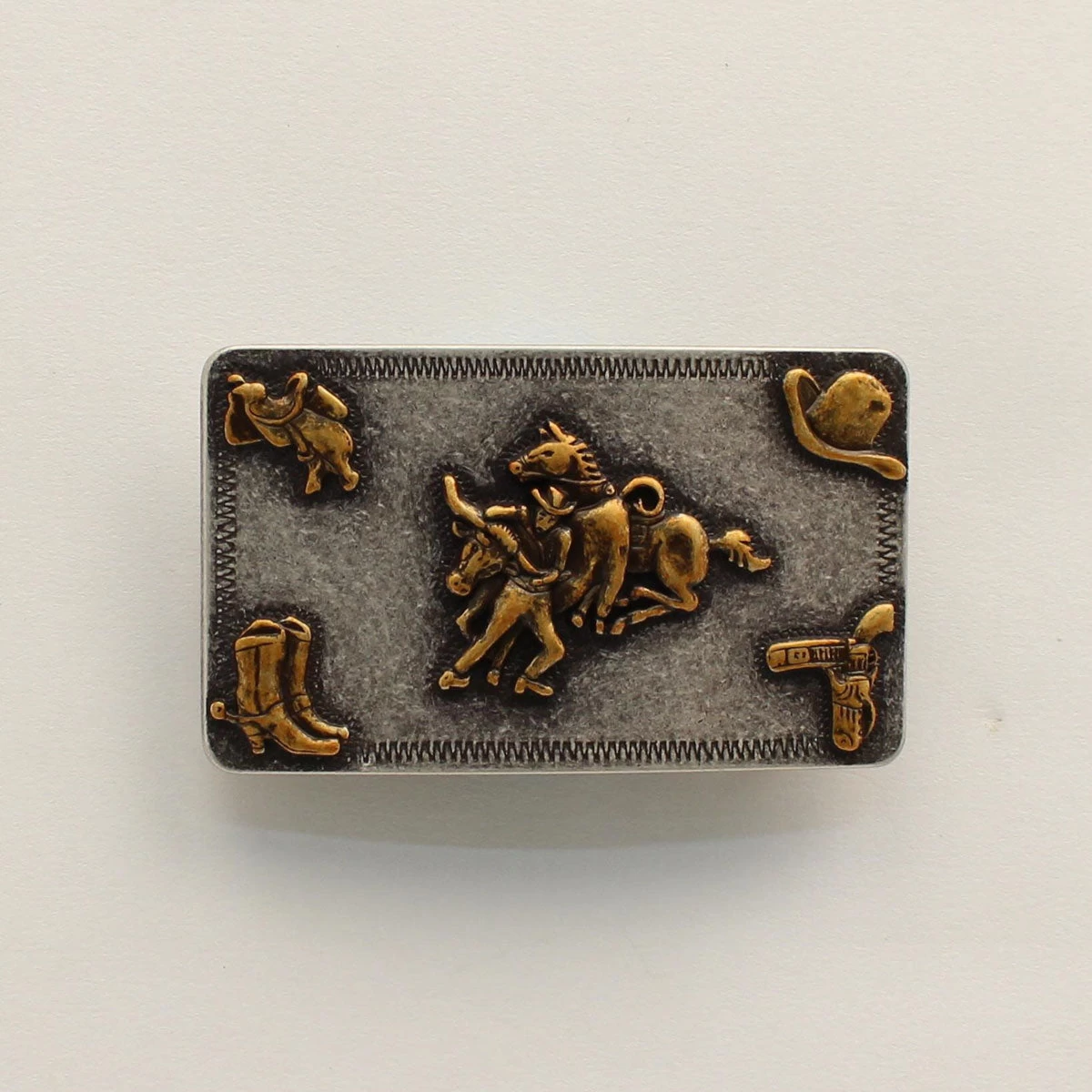 Nocona Men's Rectangle Smooth Edge Steer Wrestling