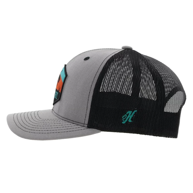 Hooey Punchy Grey/Black Trucker Cap - Image 2