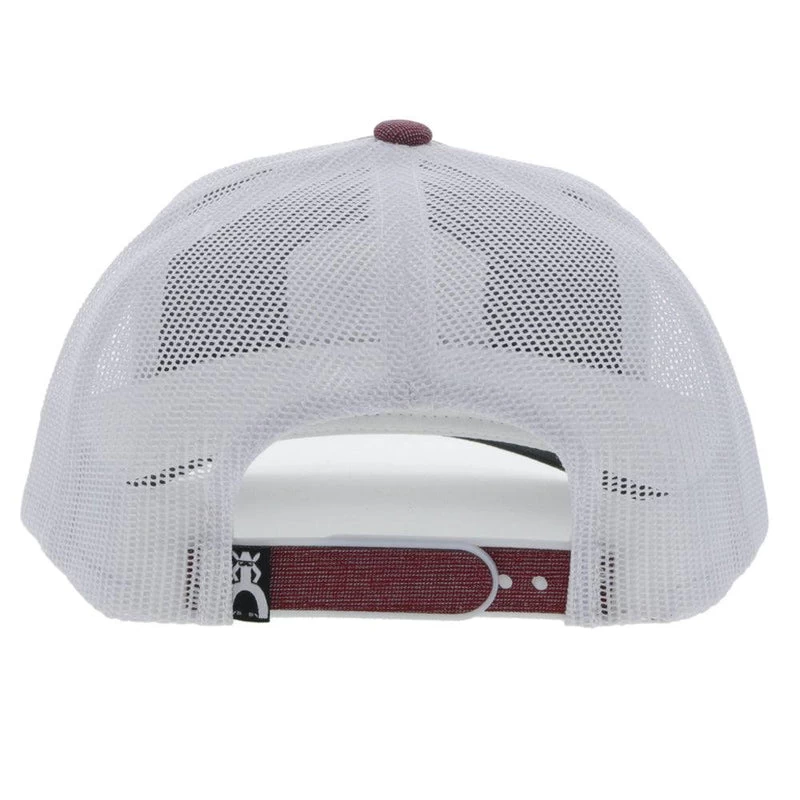 Hooey Punchy Maroon/ White Trucker Cap - Image 2