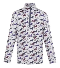 Kids Aire Ice Fil Long Sleeve Riding Shirt - Oyster