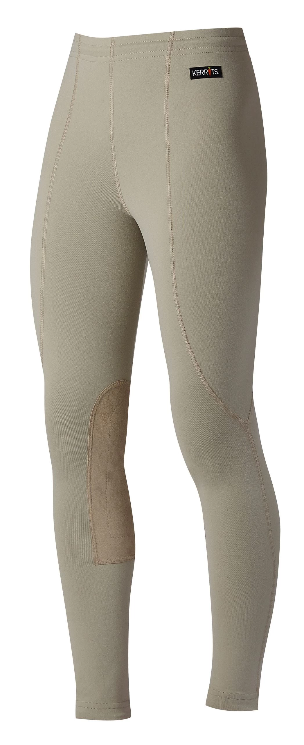 Kids Performance Knee Patch Tight - Tan