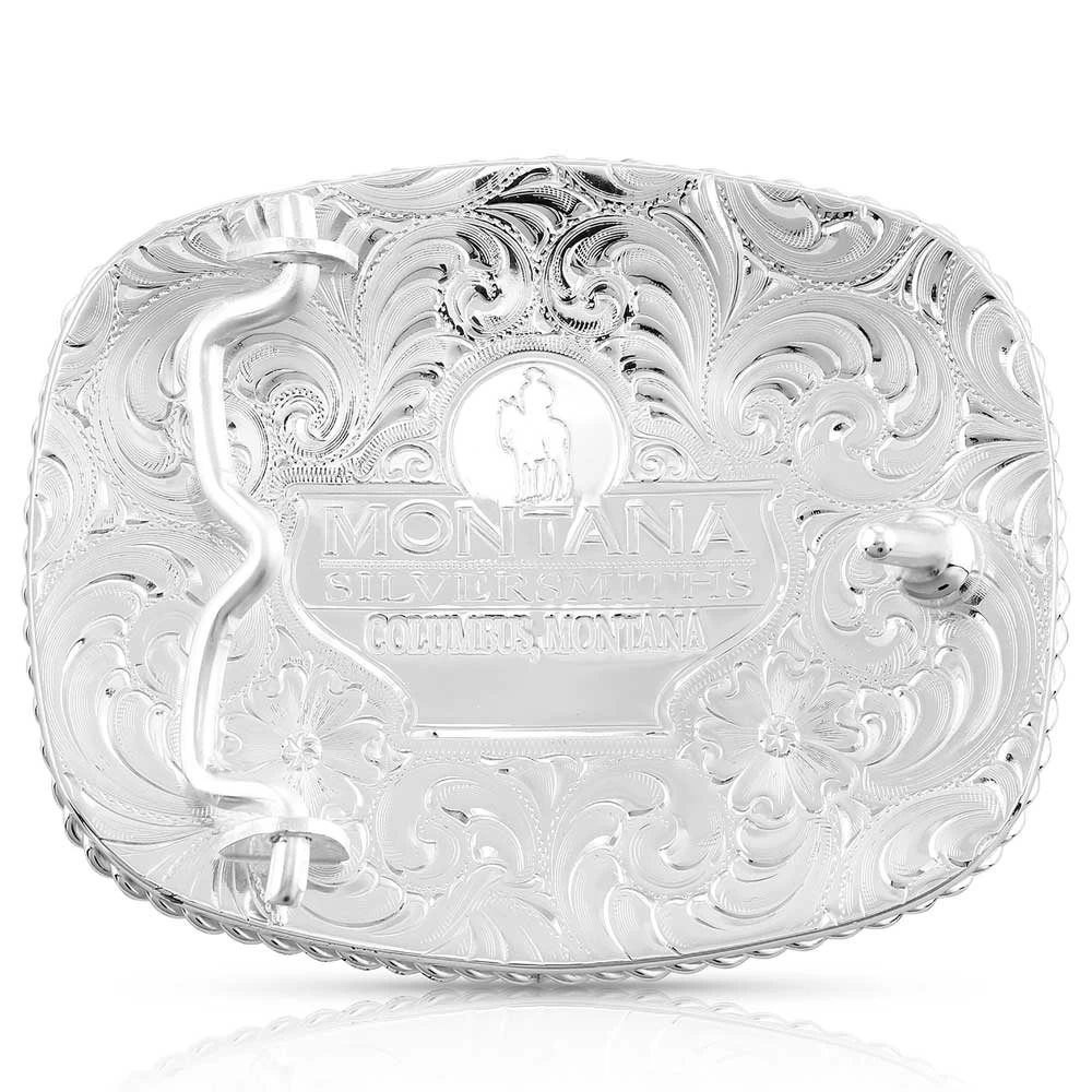 Montana Silversmiths Rippling Waters Soaring Eagle Buckle - Image 2