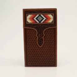 Nocona Rodeo Basket Weave Diamond Beaded