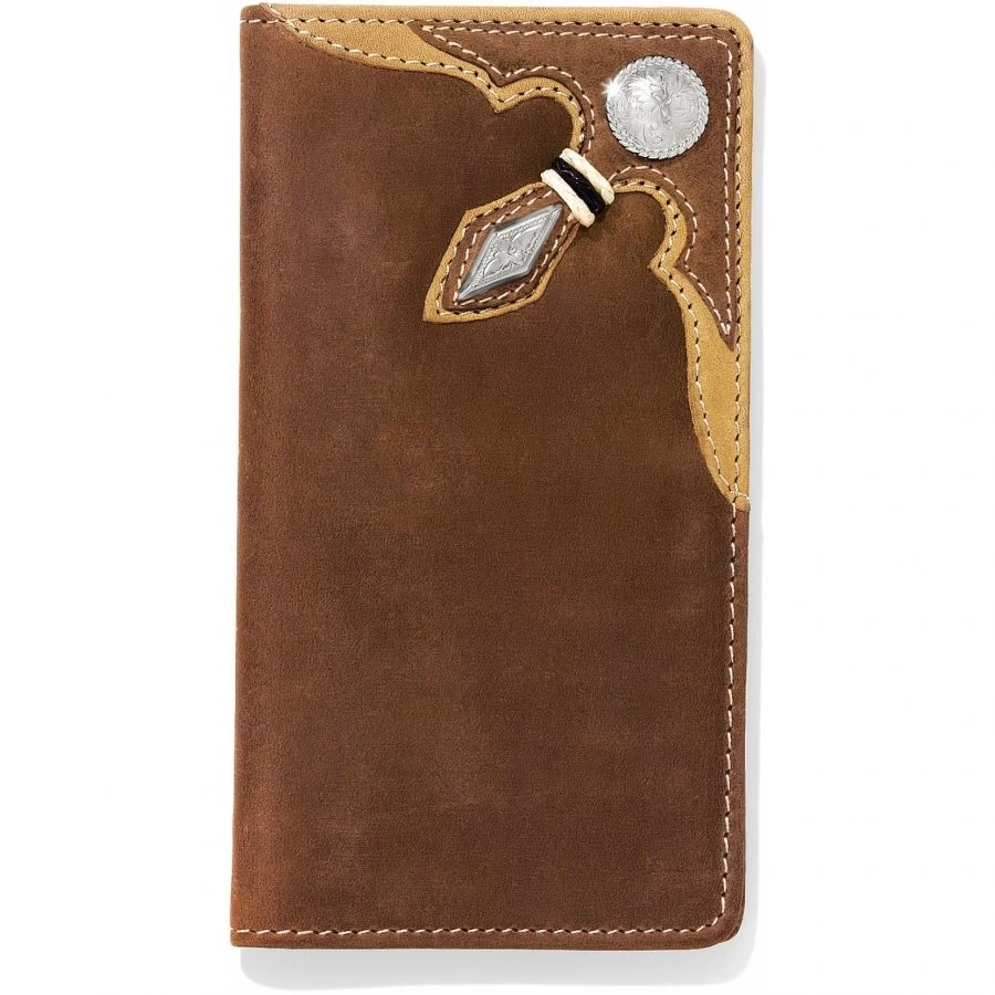 Stockyards Rawhide Checkbook Wallet