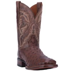 Dan Post Dan Oost Ostrich Print Boot