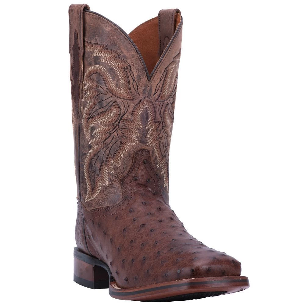 Dan Post Dan Oost Ostrich Print Boot