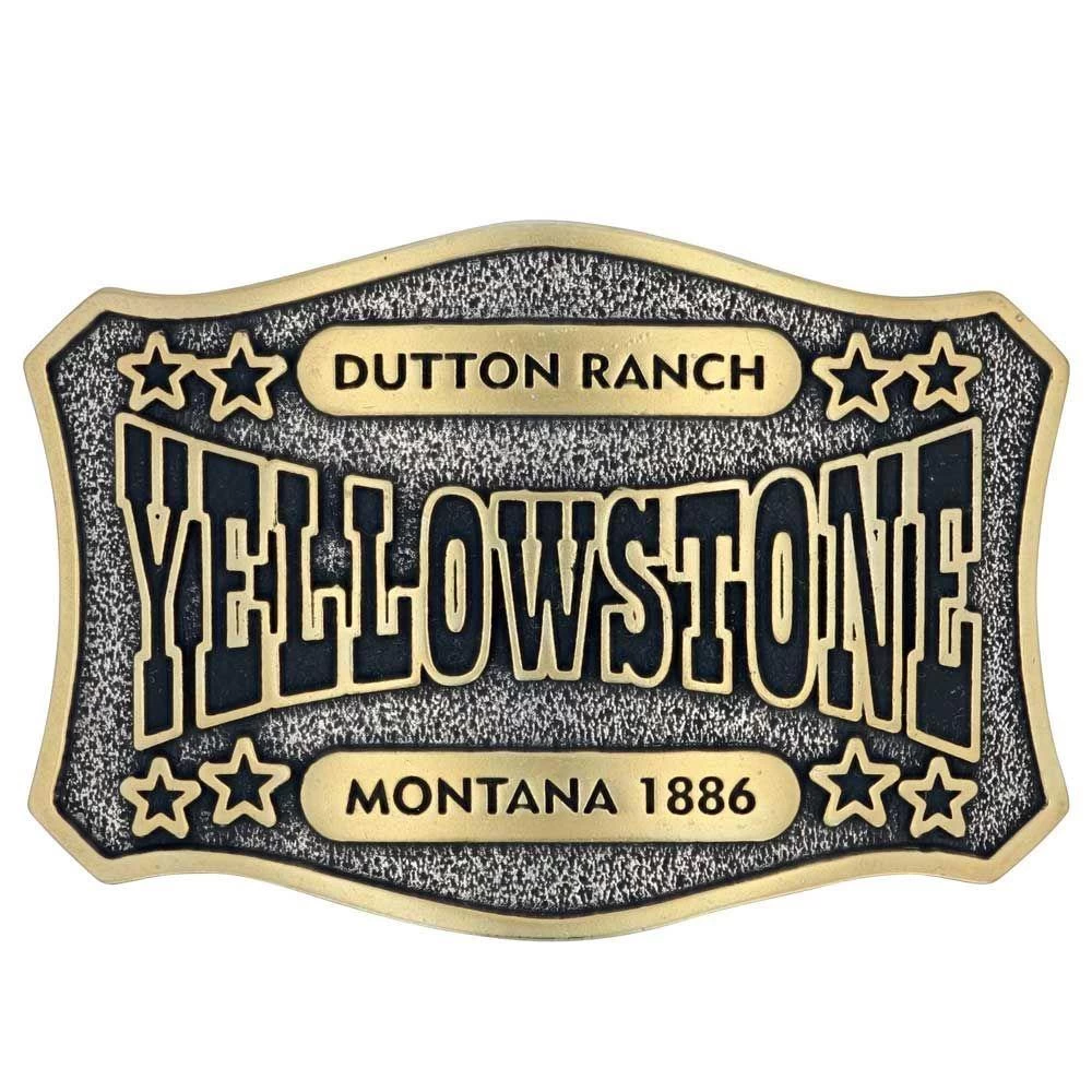 Montana Silversmiths The Y Yellowstone Star Attitude Buckle